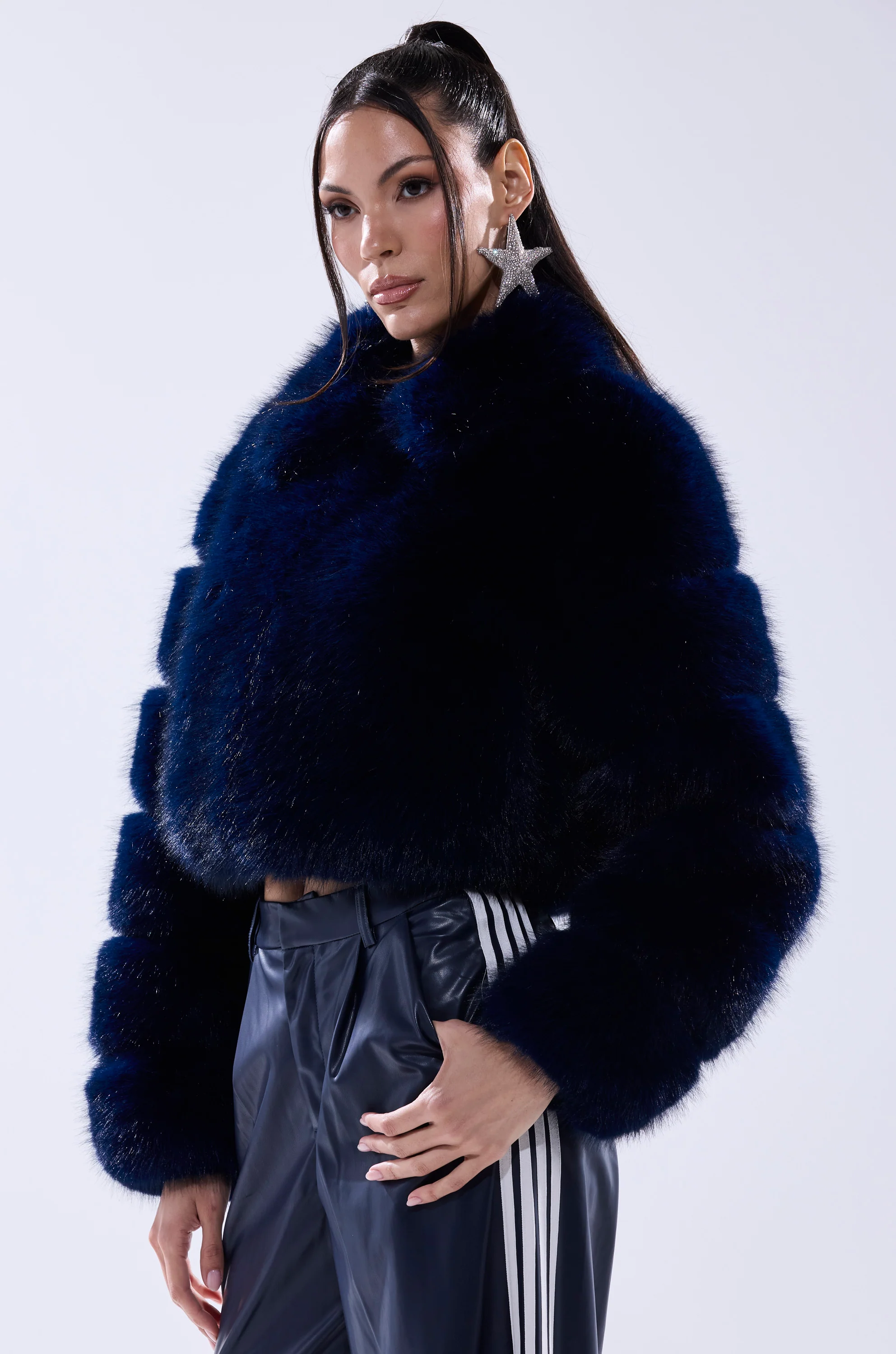 KEIKO FAUX FUR COAT - Image 8