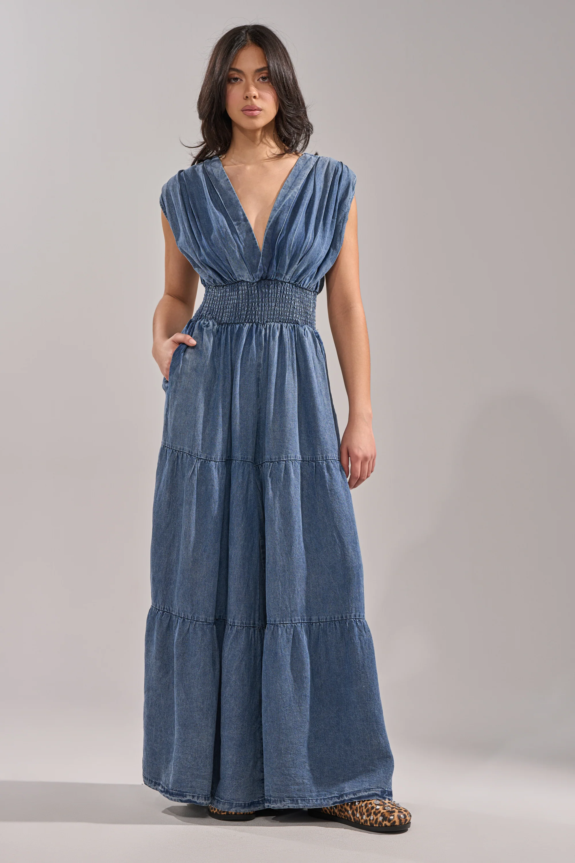 KELLY DENIM JUMPSUIT - Image 2