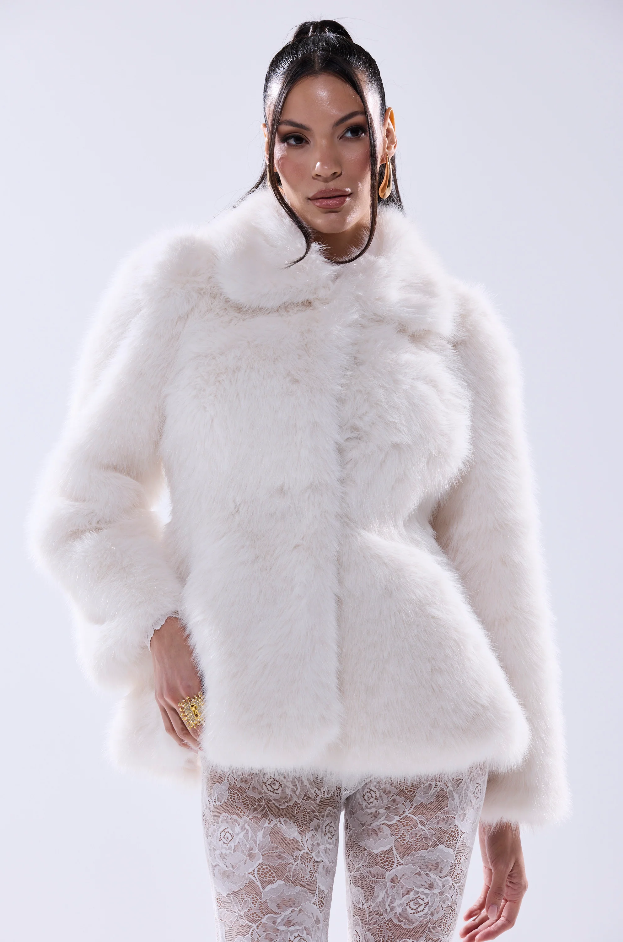 KENNY PEPLUM FAUX FUR - Image 4