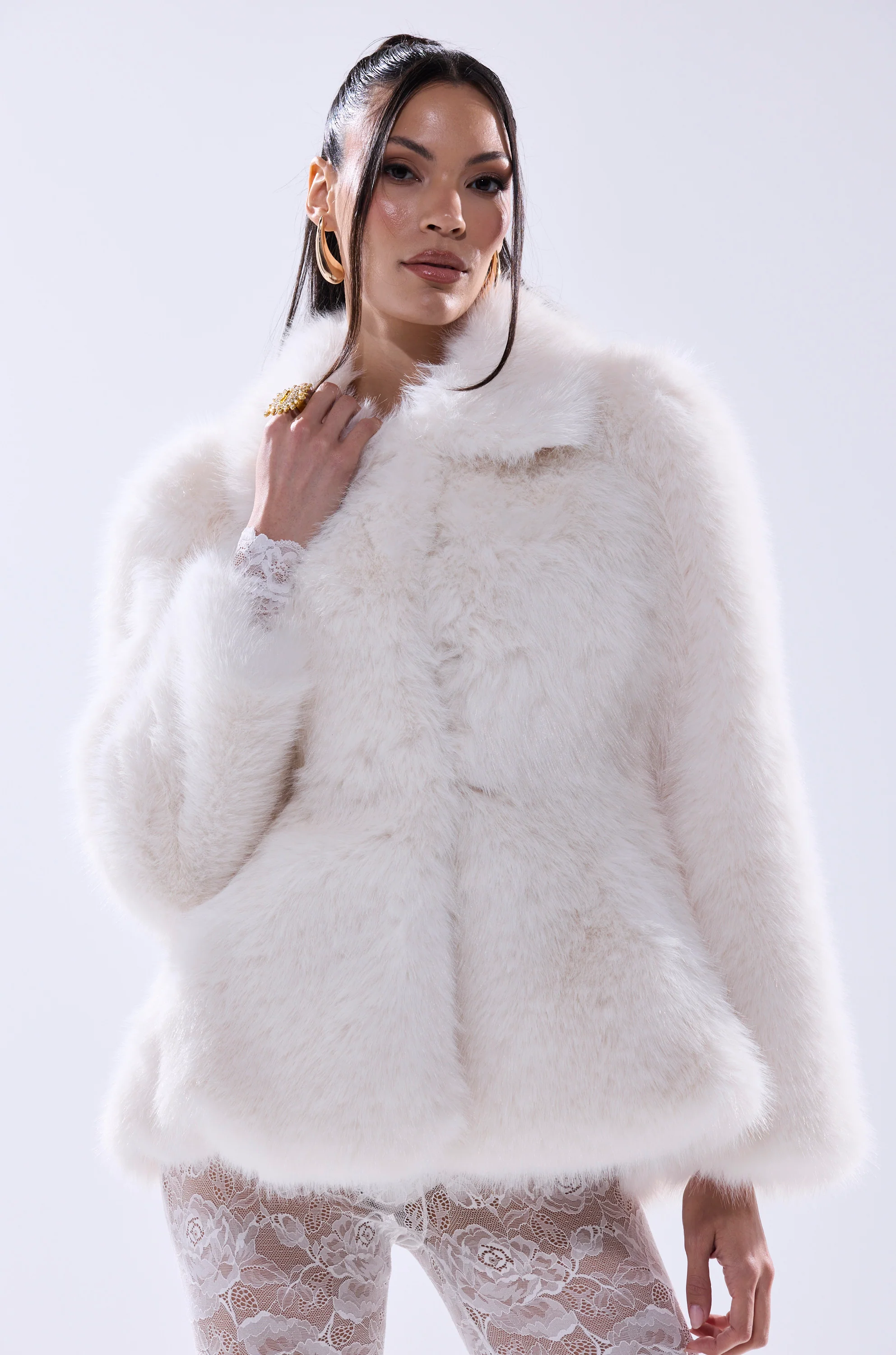 KENNY PEPLUM FAUX FUR - Image 5