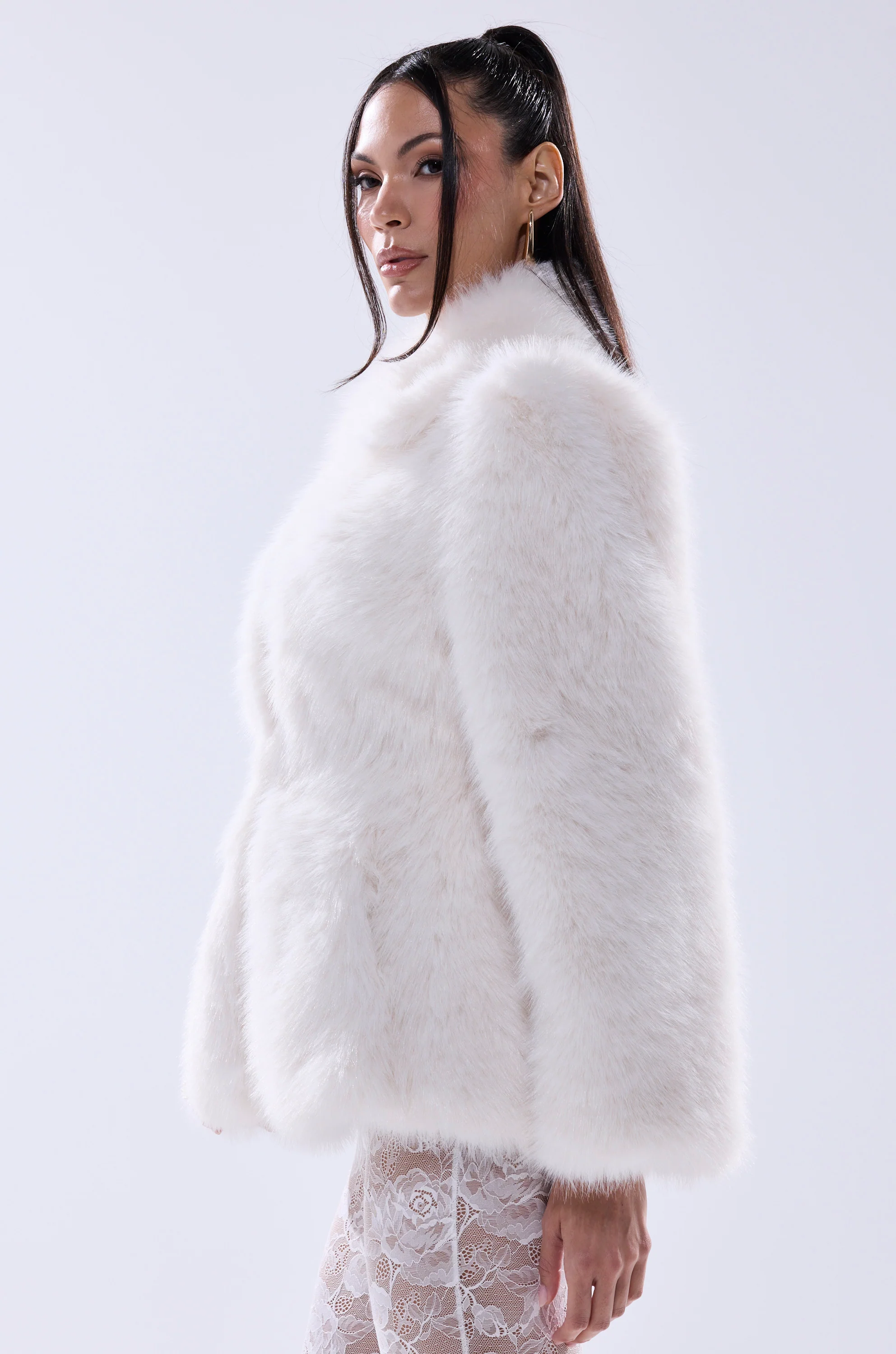 KENNY PEPLUM FAUX FUR - Image 9