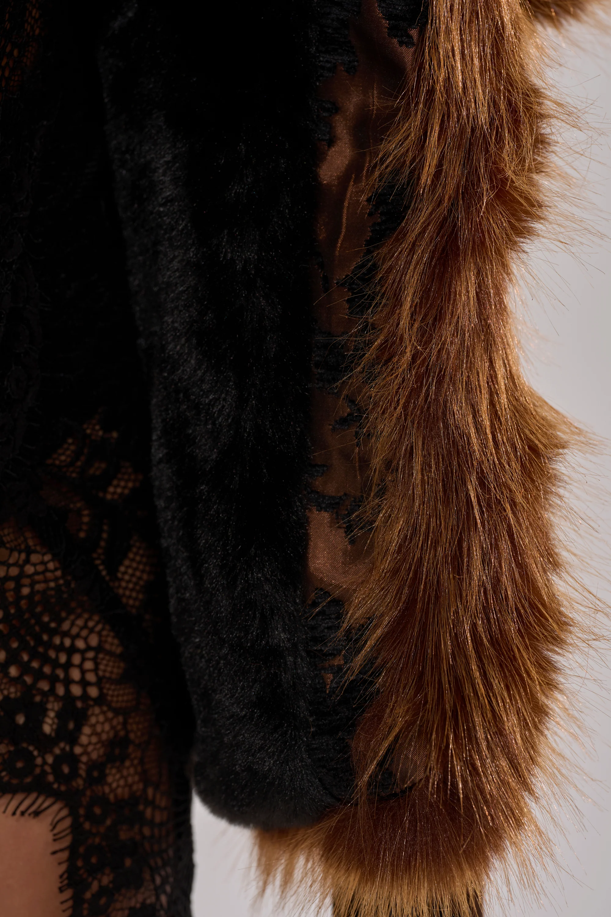 KENZY FUR TRIM MOTO IN JACQUARD - Image 13
