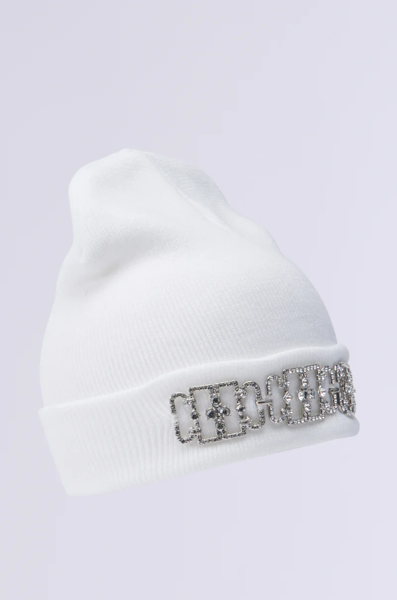 KIKI RHINESTONE BEANIE - Image 3