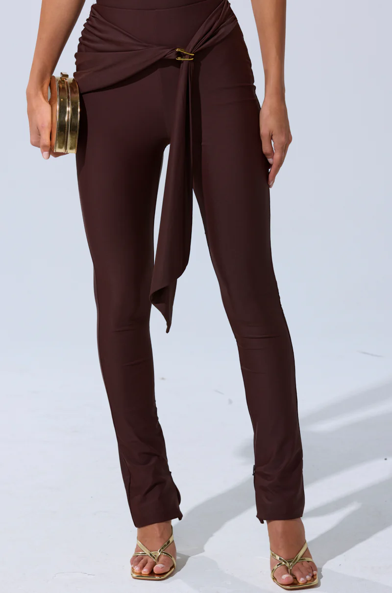 KIMMY SEAMLESS LEGGING IN BROWN - Image 3