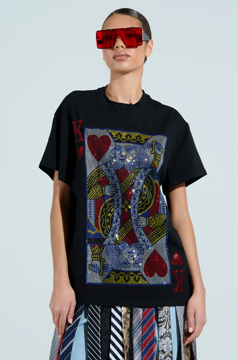 KING OF HEARTS OVERSIZED TEE - Image 3