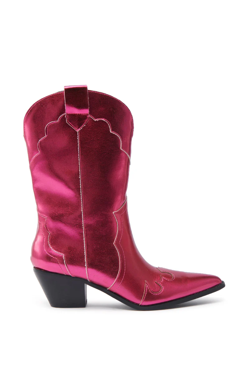 KITTY HOT PINK WESTERN BOOTIE - Image 3