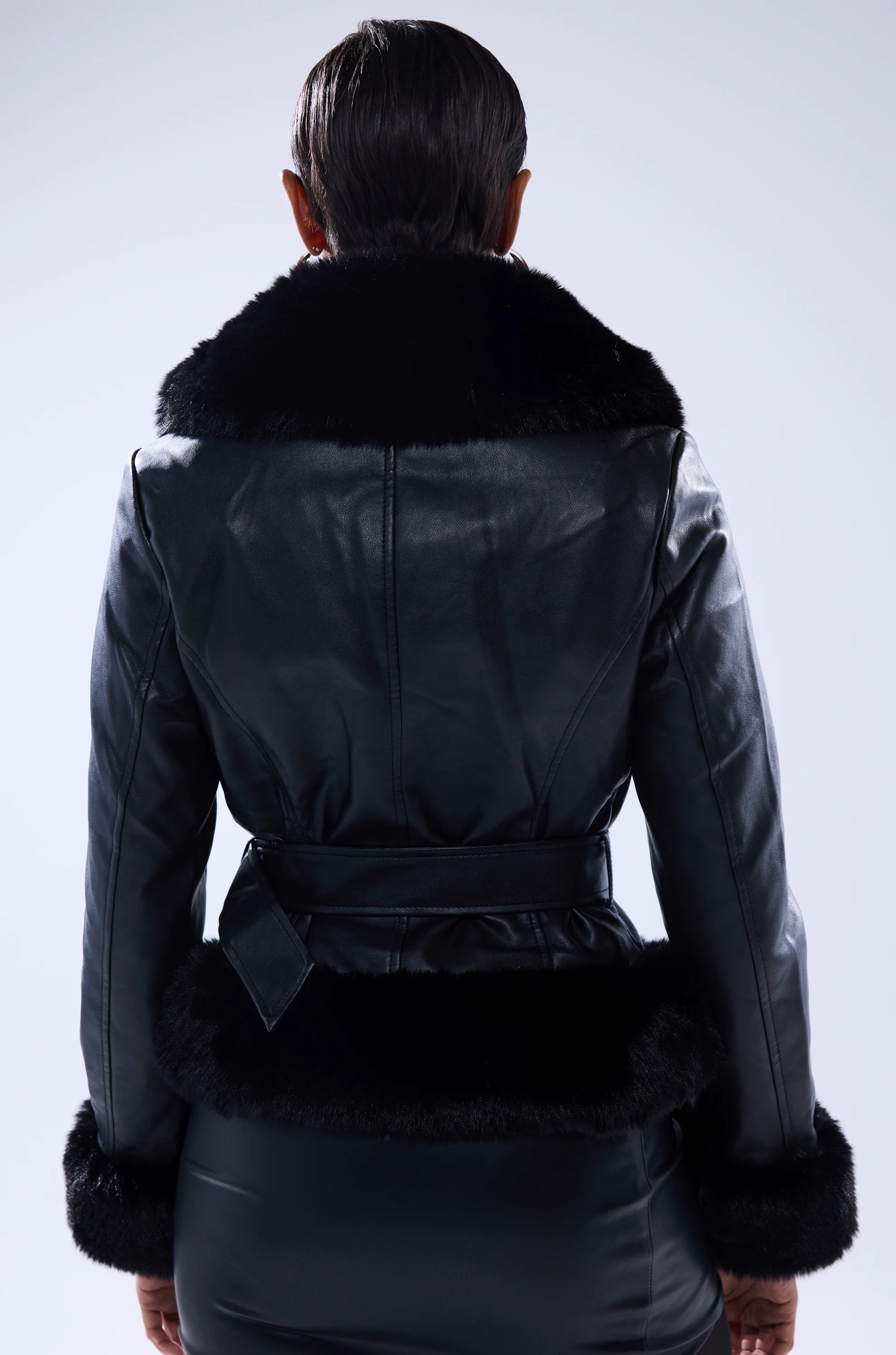 KYLA FUR TRIM MOTO - Image 4