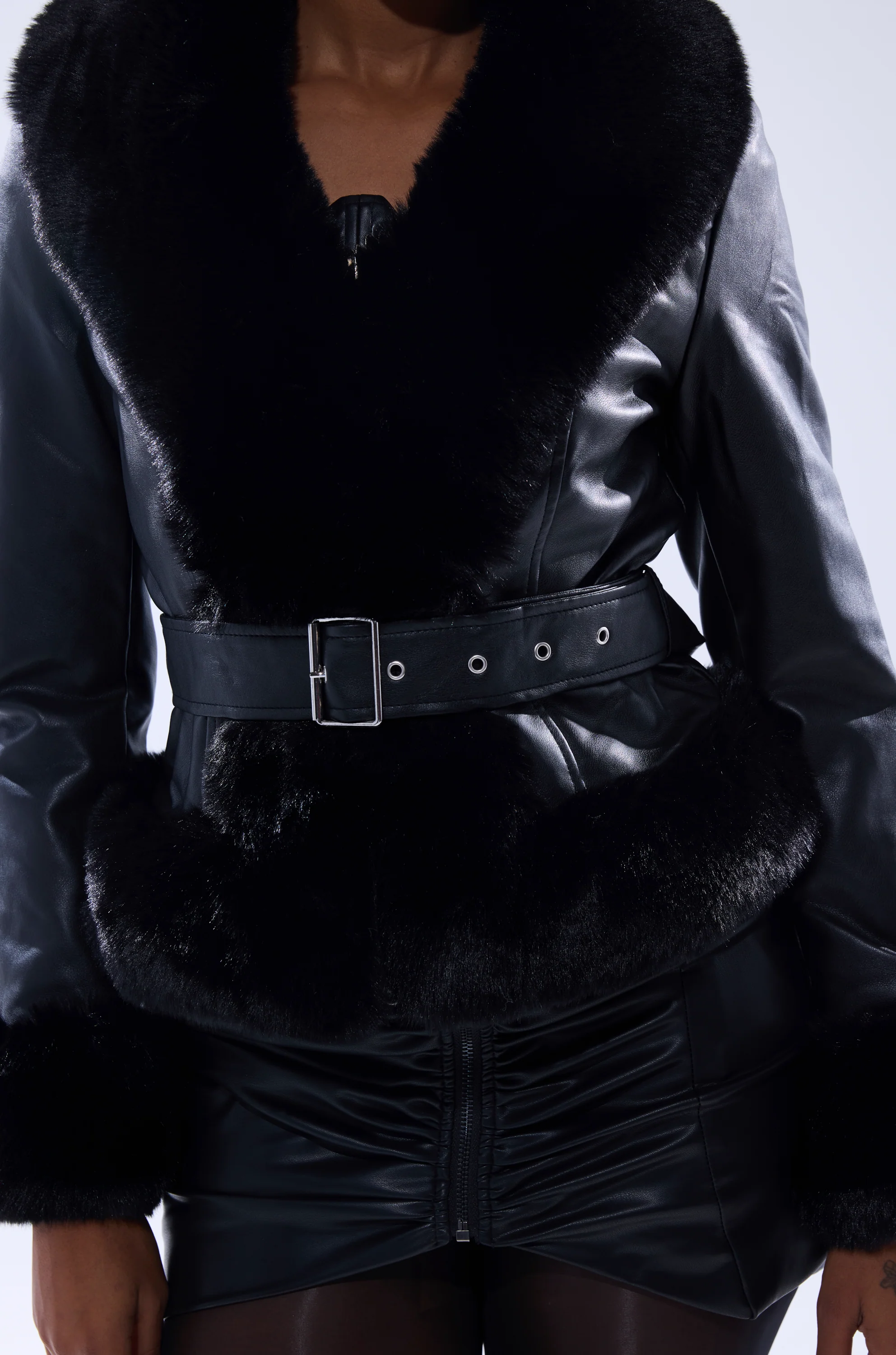 KYLA FUR TRIM MOTO - Image 7