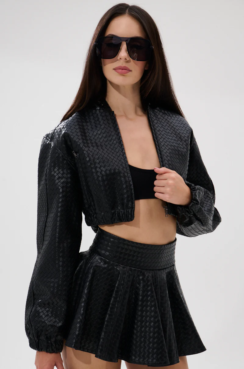 KYLIE HOODED BOMBER - Image 4