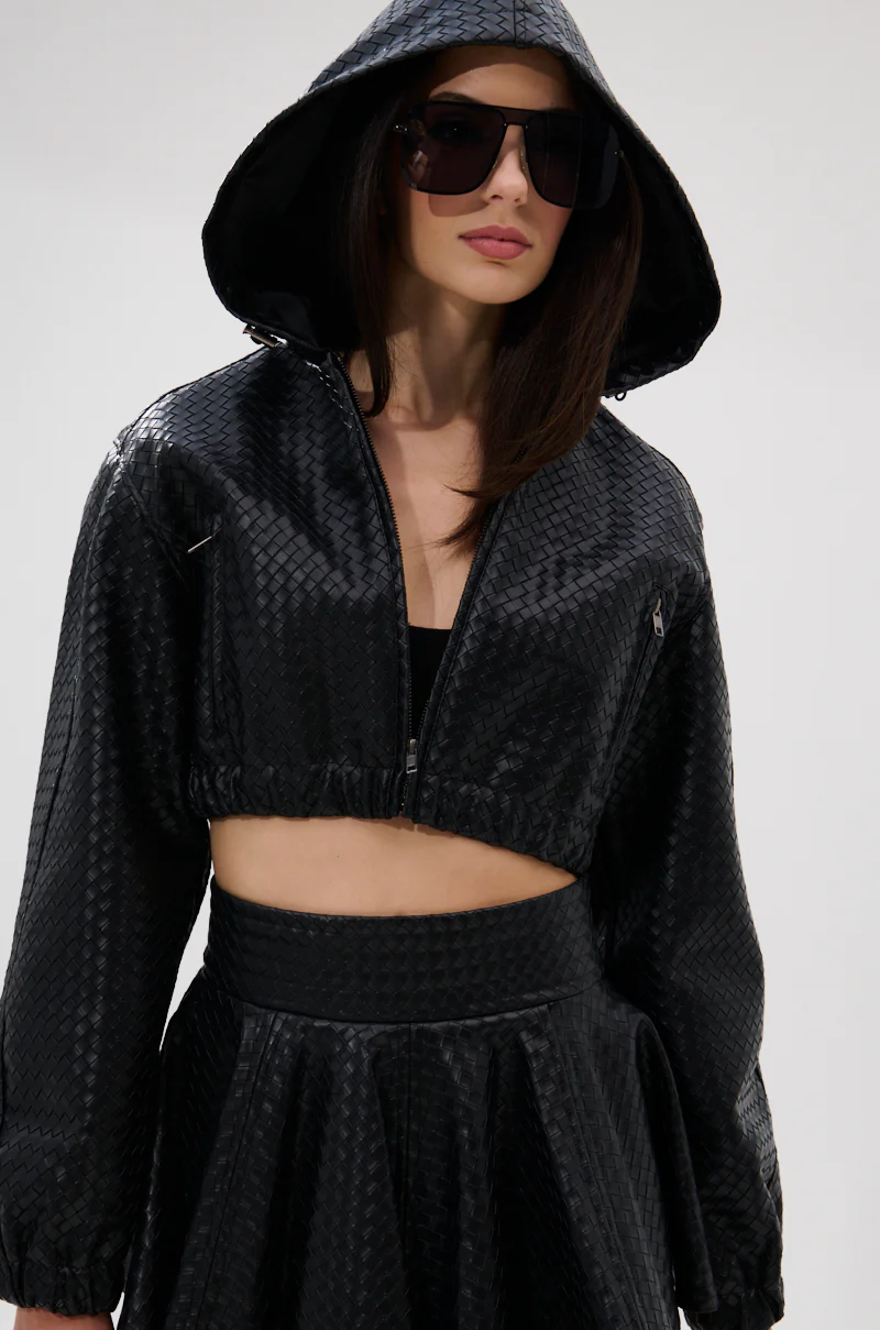 KYLIE HOODED BOMBER - Image 6
