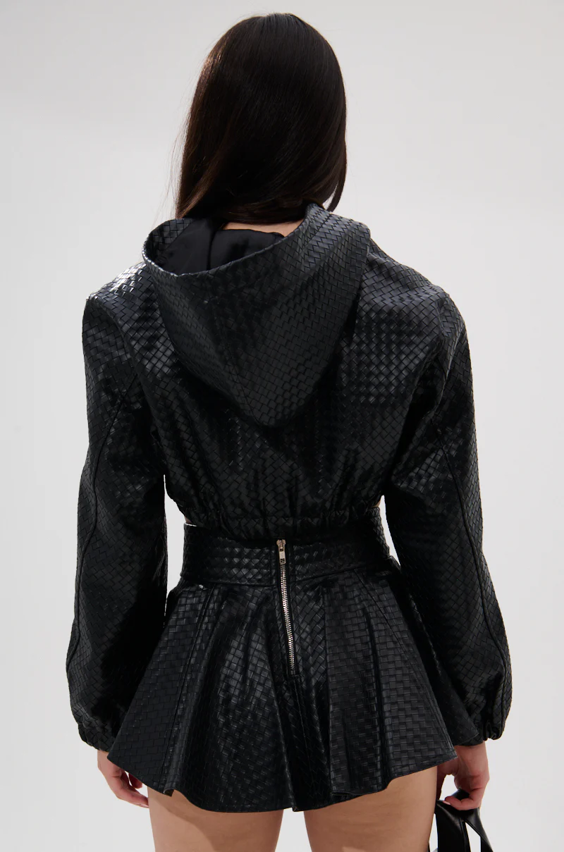 KYLIE HOODED BOMBER - Image 8