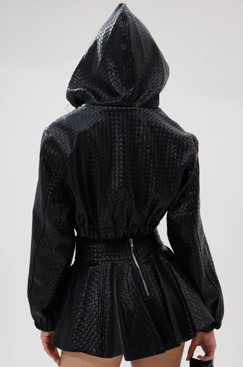KYLIE HOODED BOMBER - Image 9