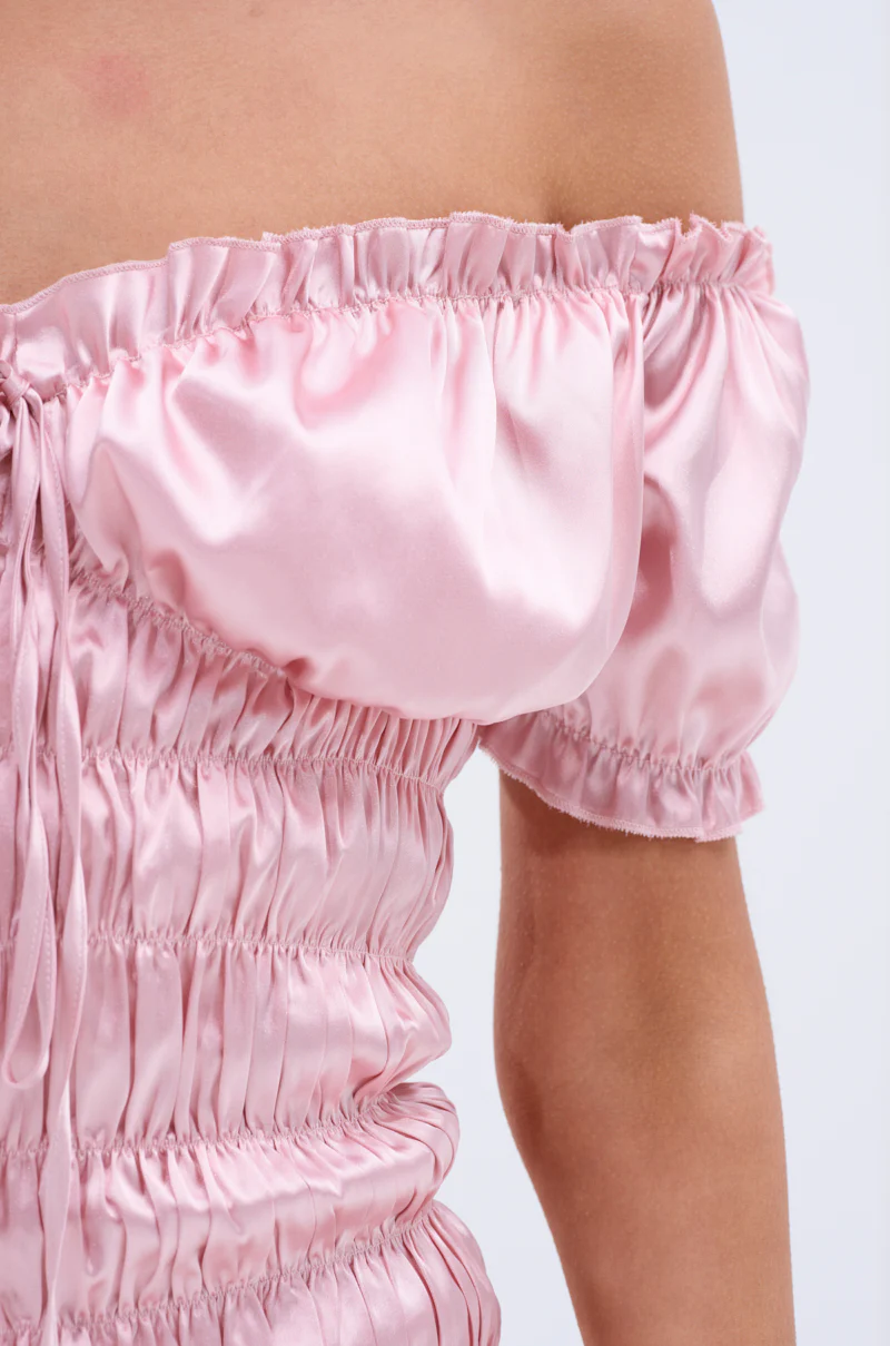 LA LA LOVE ME SATIN ROMPER - Image 8