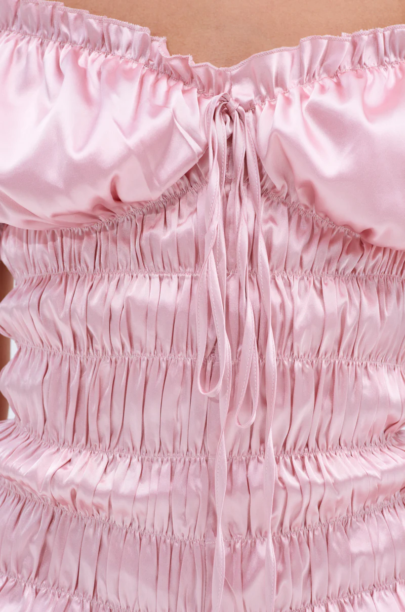 LA LA LOVE ME SATIN ROMPER - Image 9