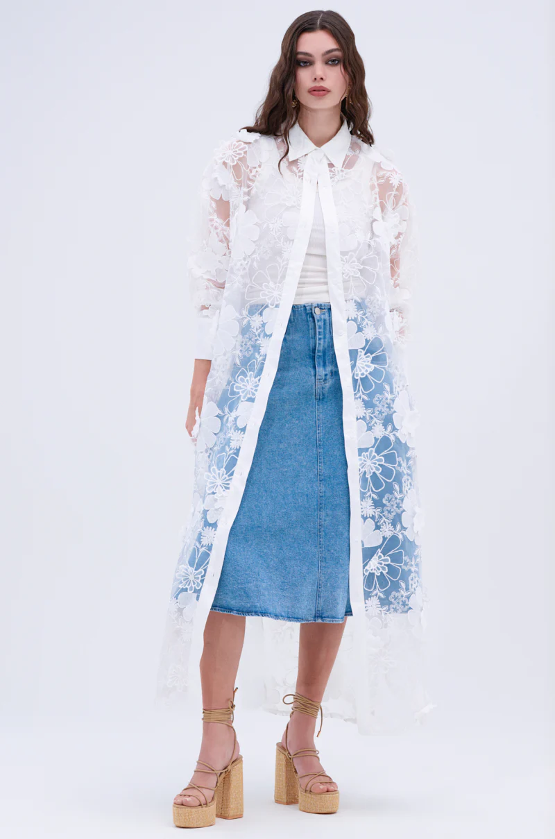 LACE BUTTON UP - Image 7