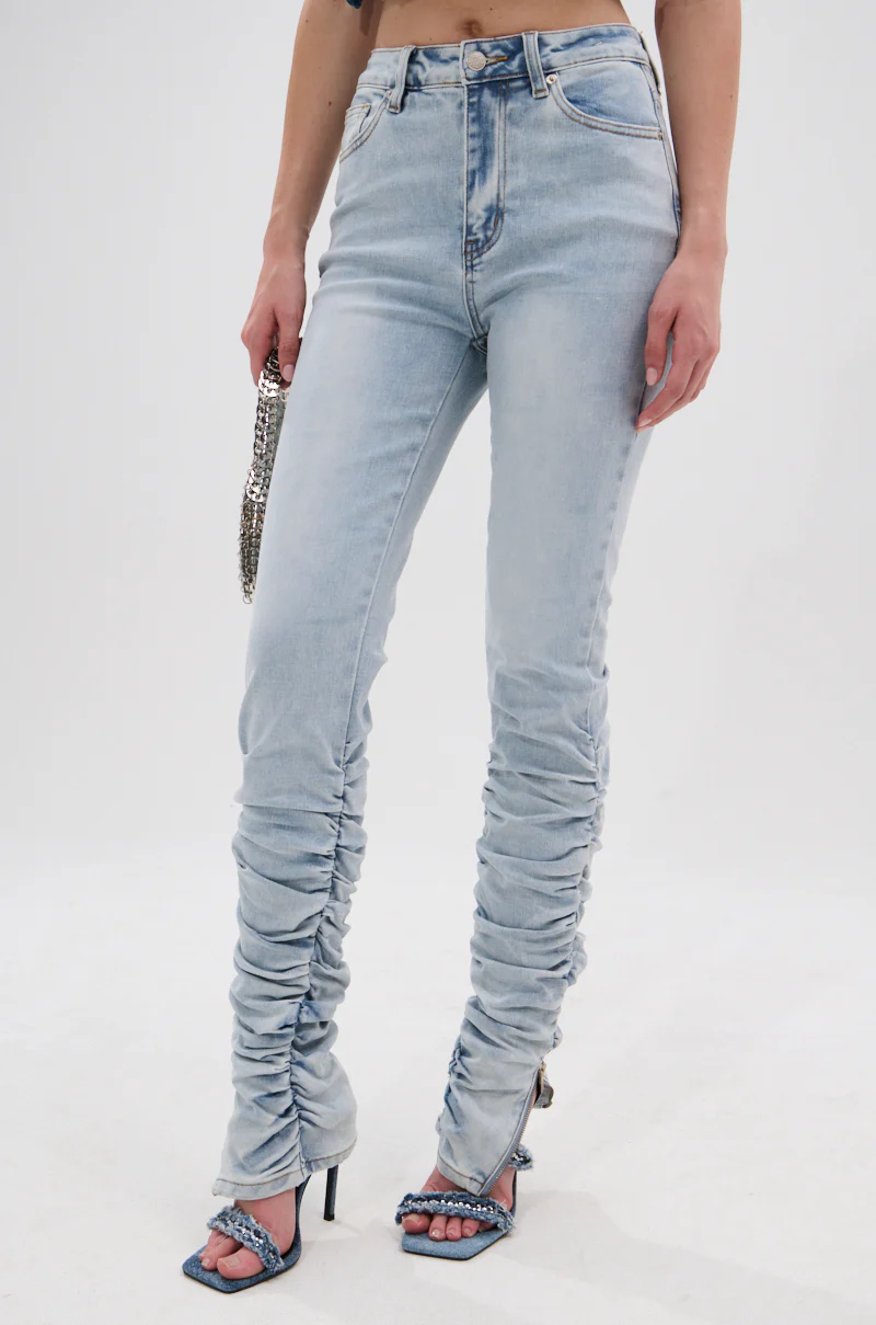 LACE IT UP SKINNY DENIM PANT - Image 2