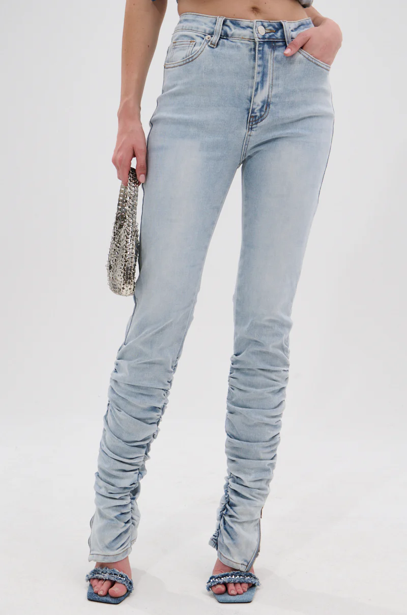 LACE IT UP SKINNY DENIM PANT - Image 3