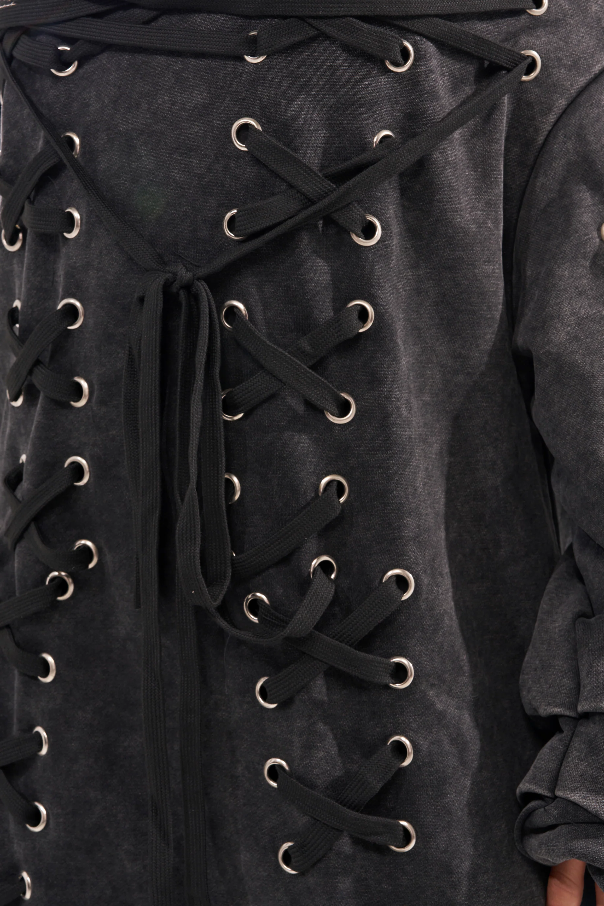 LACED UP FOR GOOD MINI DRESS - Image 7