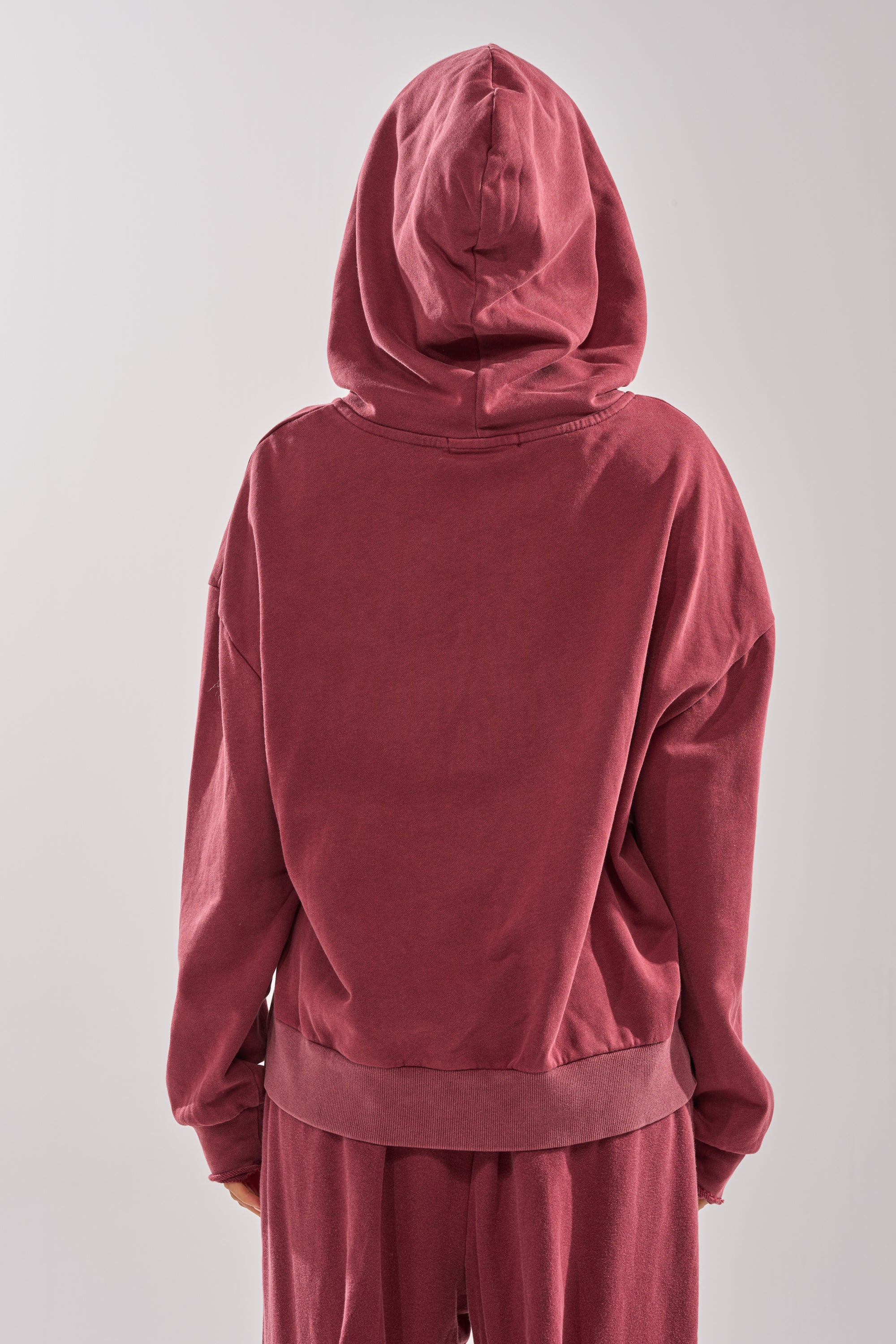 LACED UP FOR GOOD SWEATSHIRT IN PLUM - Image 4