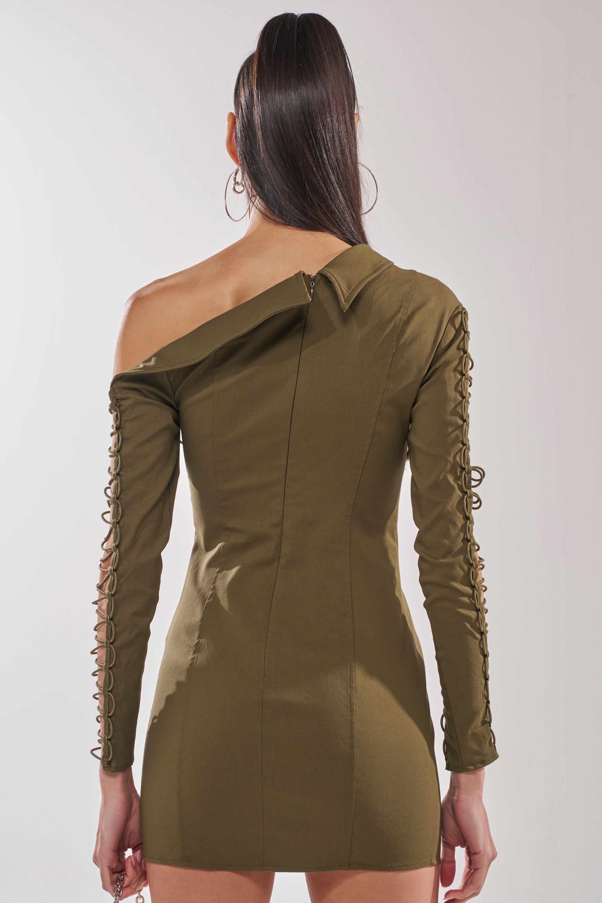 LACED UP MINI DRESS - Image 7