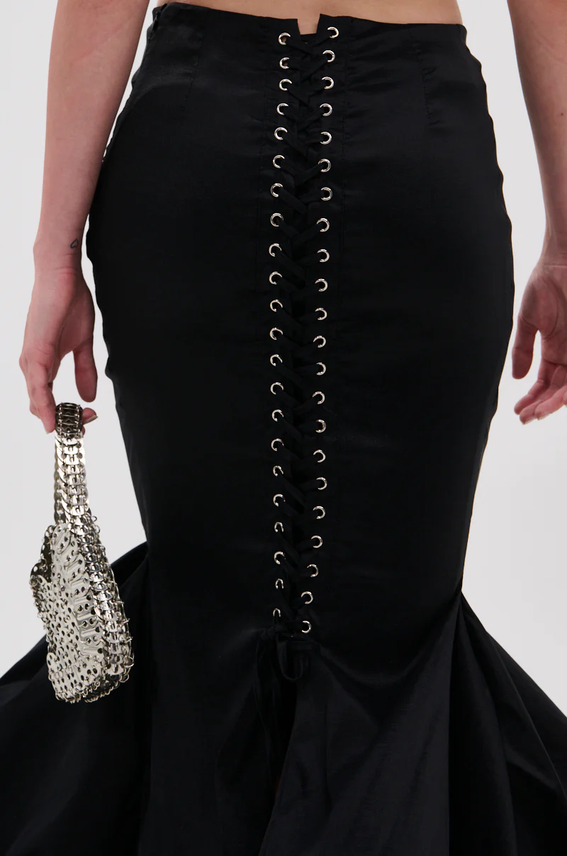 LADY LUX BUBBLE HEM MIDI SKIRT - Image 10