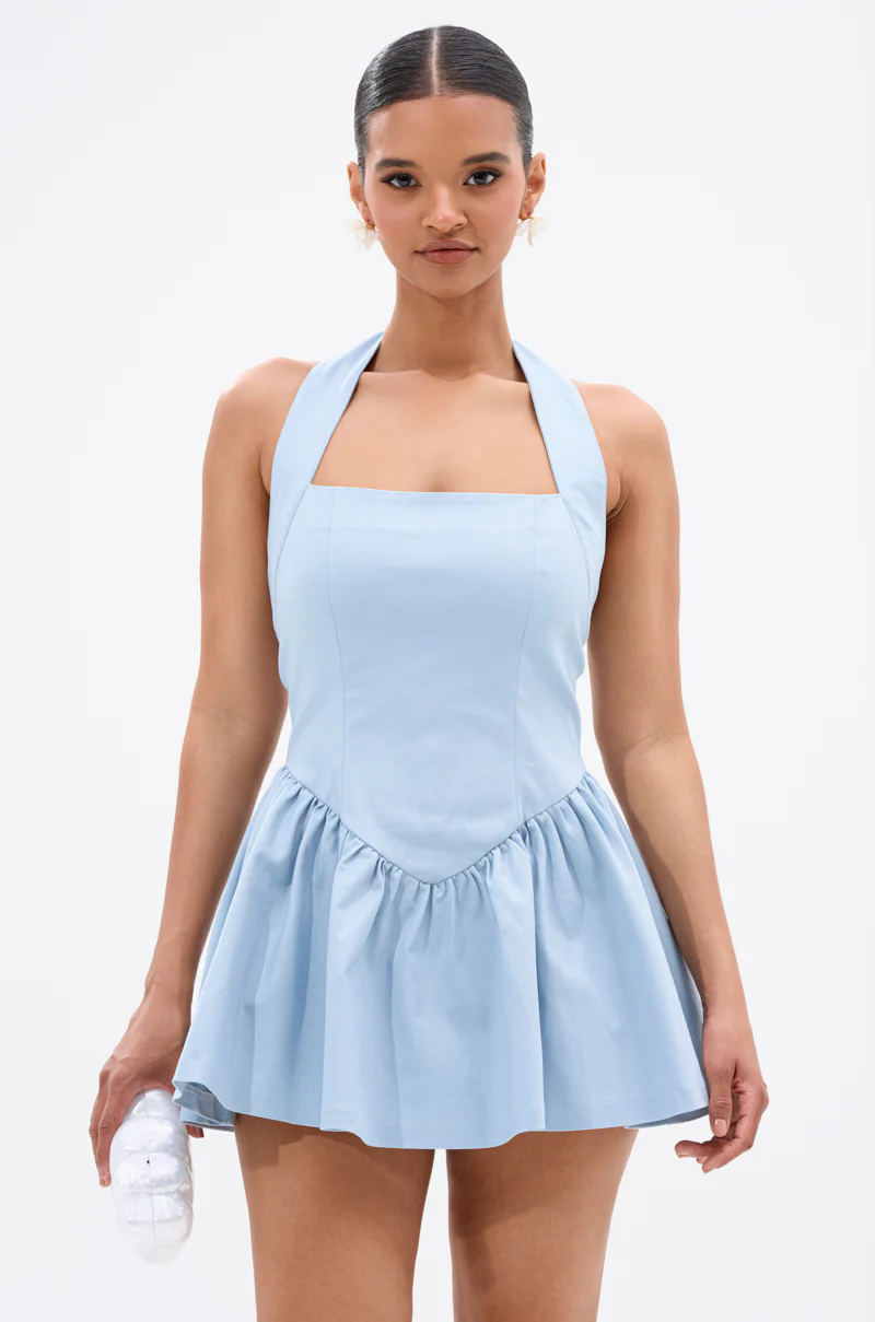 LAKIN HALTER MINI DRESS - Image 2