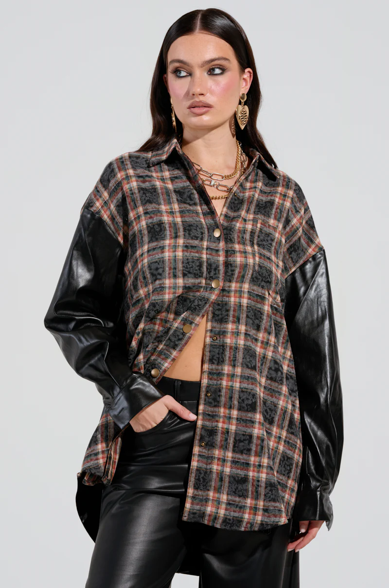 LANA BUTTON DOWN MULTI FUNCTION BLOUSE - Image 2