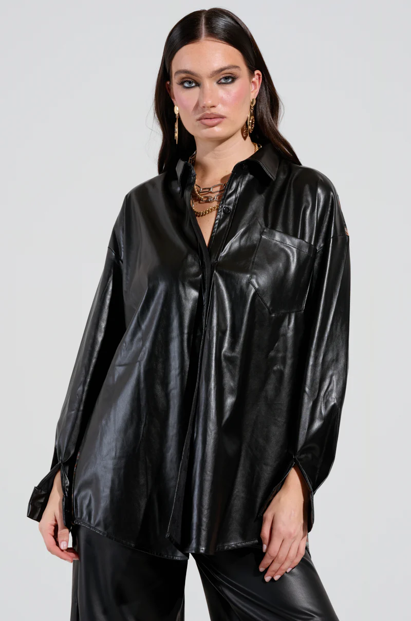 LANA BUTTON DOWN MULTI FUNCTION BLOUSE - Image 3