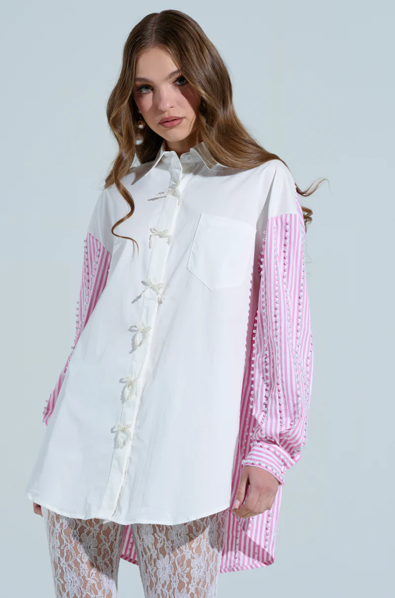 LANA BUTTON DOWN BLOUSE - Image 3