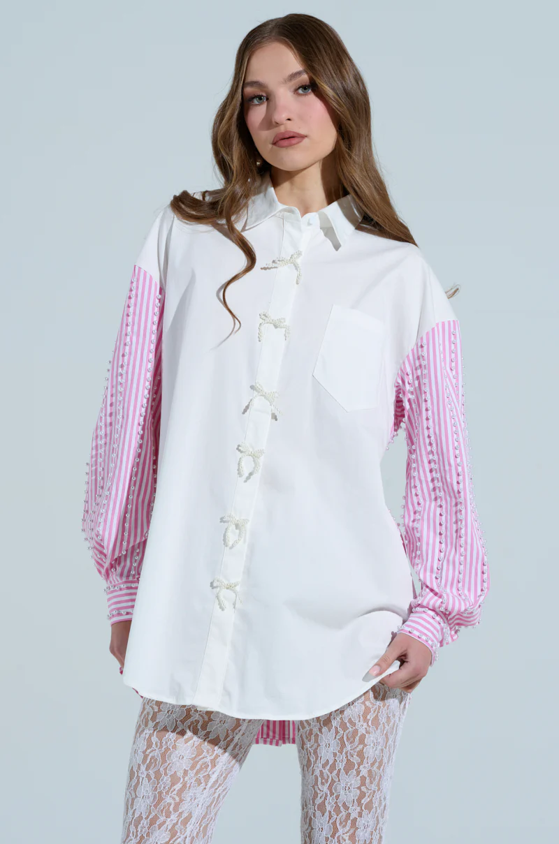 LANA BUTTON DOWN BLOUSE - Image 4