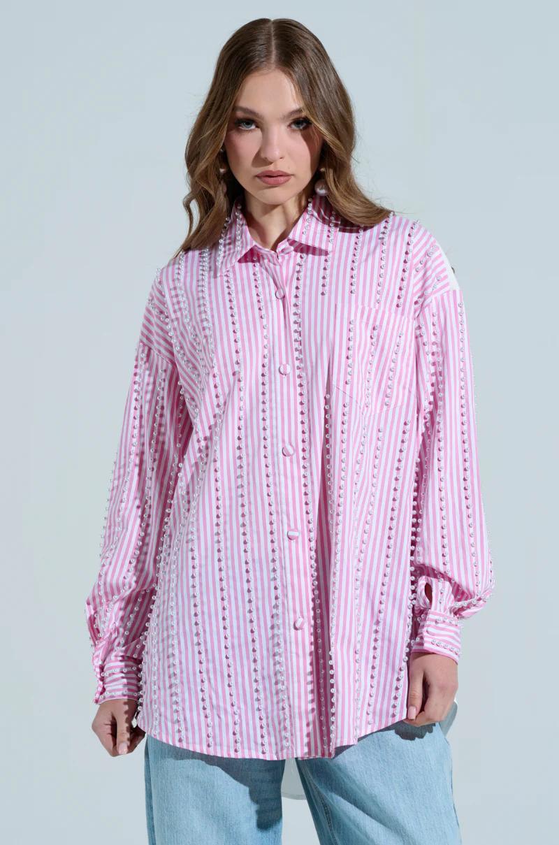 LANA BUTTON DOWN BLOUSE - Image 5