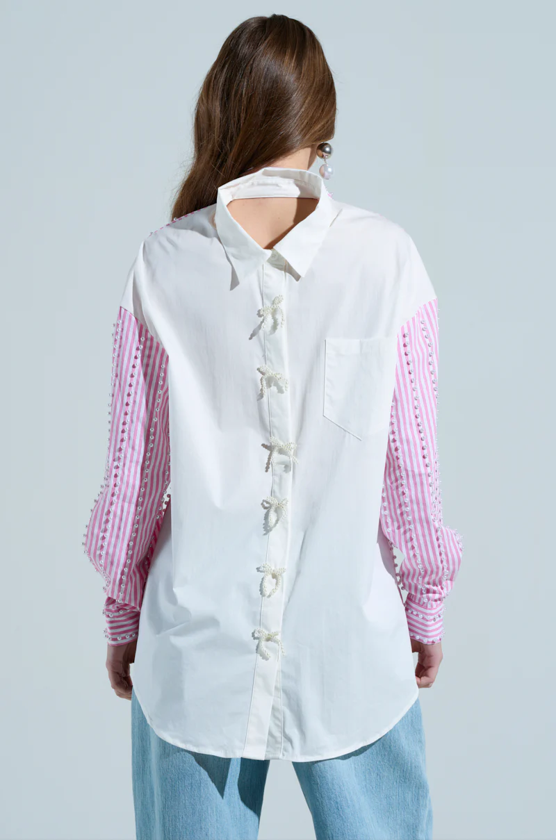 LANA BUTTON DOWN BLOUSE - Image 8