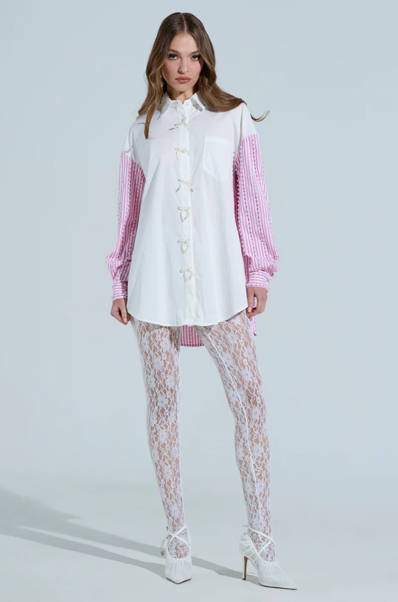 LANA BUTTON DOWN BLOUSE - Image 9