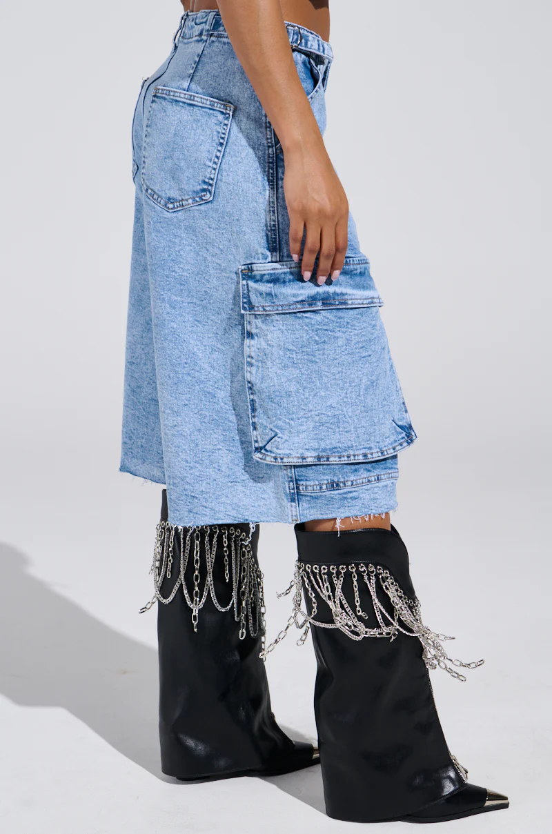 LANA DENIM JORT - Image 5
