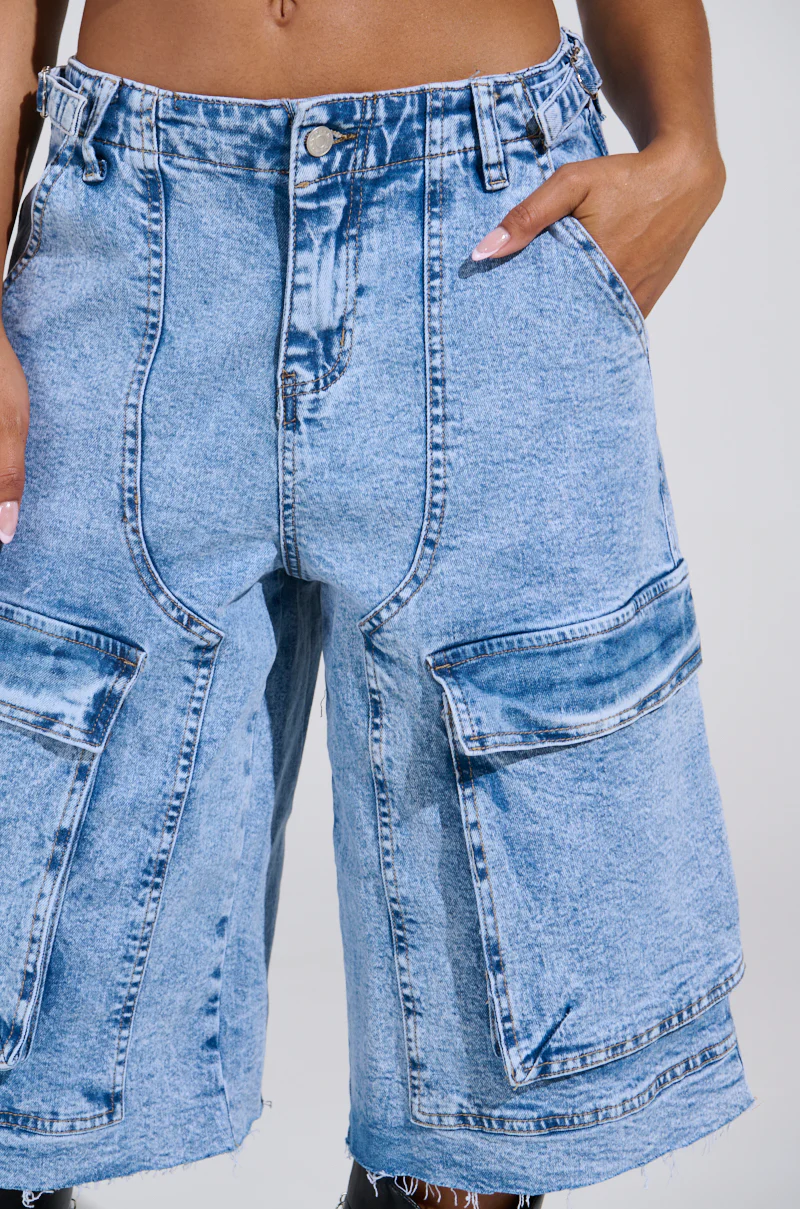 LANA DENIM JORT - Image 8