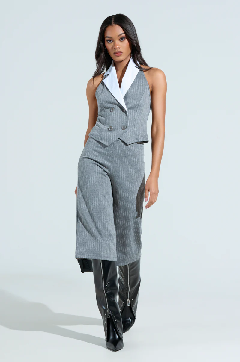 LANA PINSTRIPE VEST - Image 6