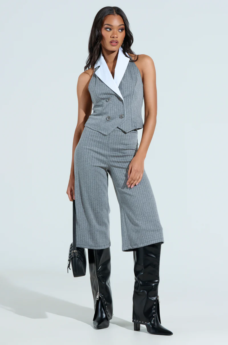 LANA PINSTRIPE VEST - Image 7