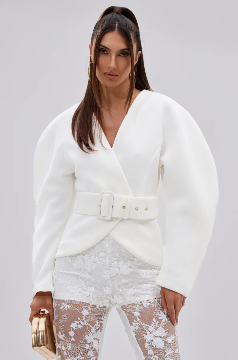 LANA SCUBA BLOUSE - Image 3