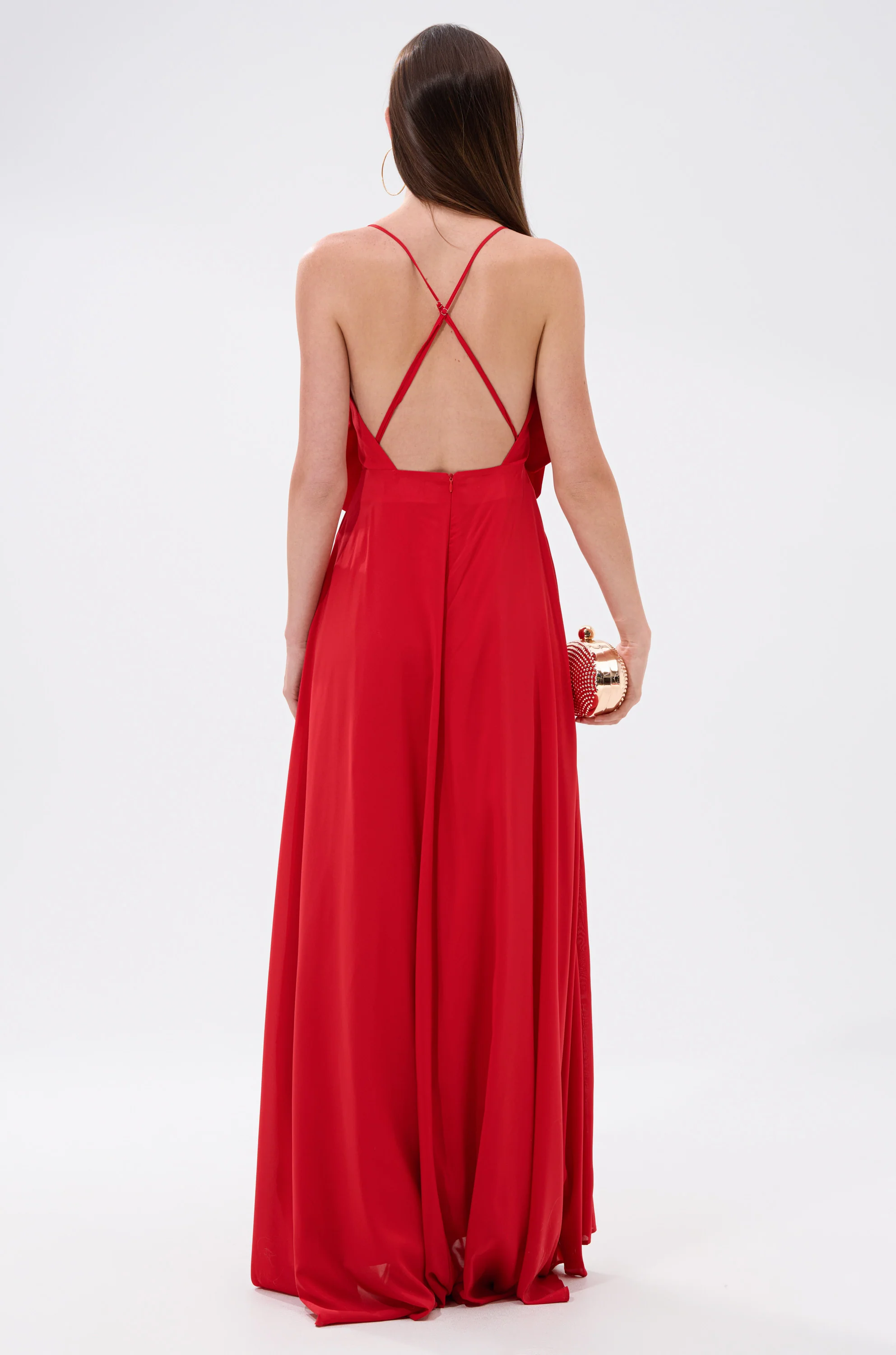 LANIE MAXI DRESS WITH FLOWER APPLIQUE - Image 6