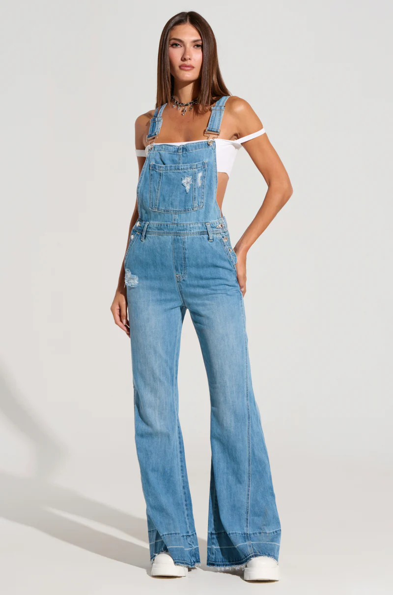LARINA DENIM OVERALLS - Image 2