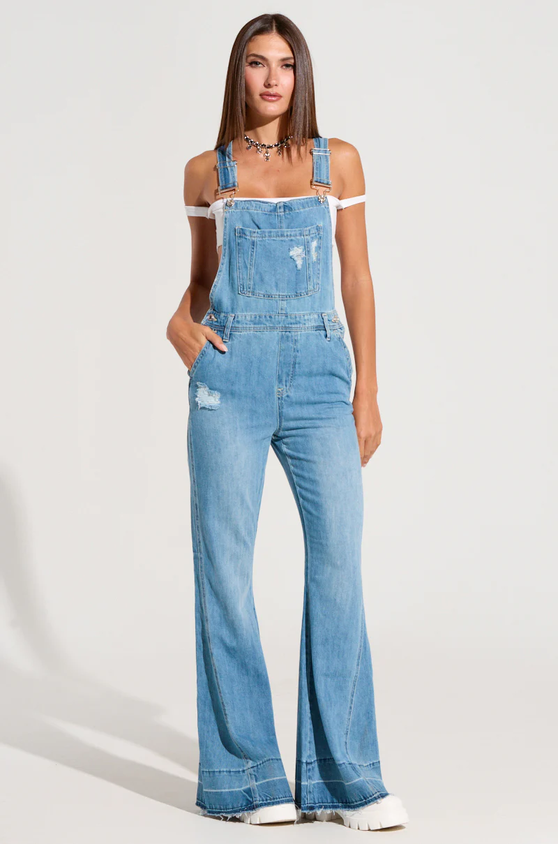 LARINA DENIM OVERALLS - Image 3
