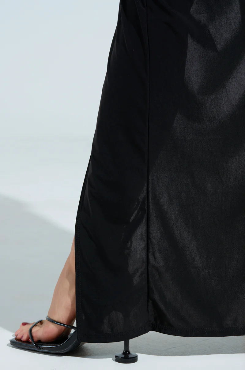 LAY IT LOW SLINKY MAXI DRESS - Image 9