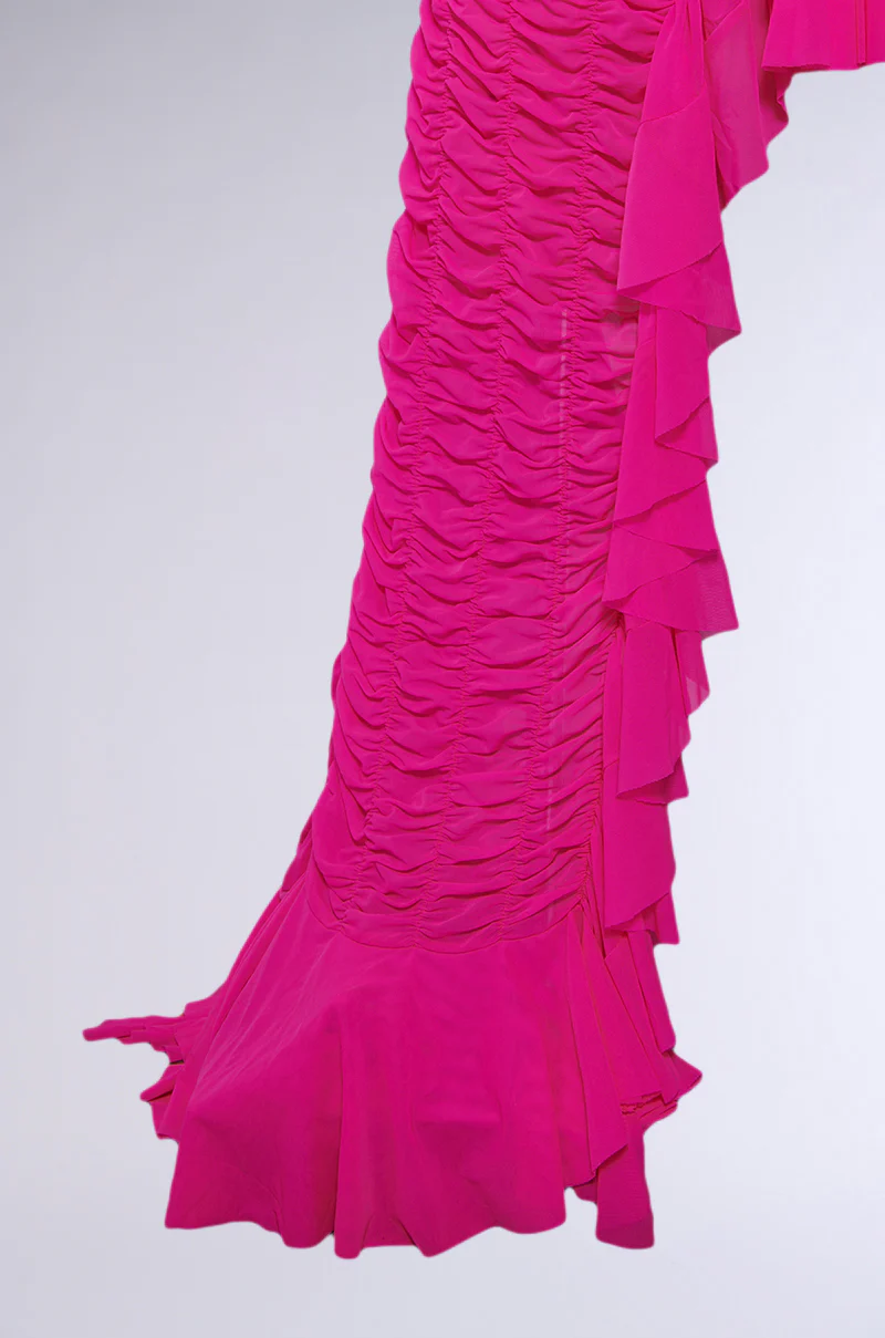 LAYERED UP MESH RUFFLE BELT SKIRT - Image 7