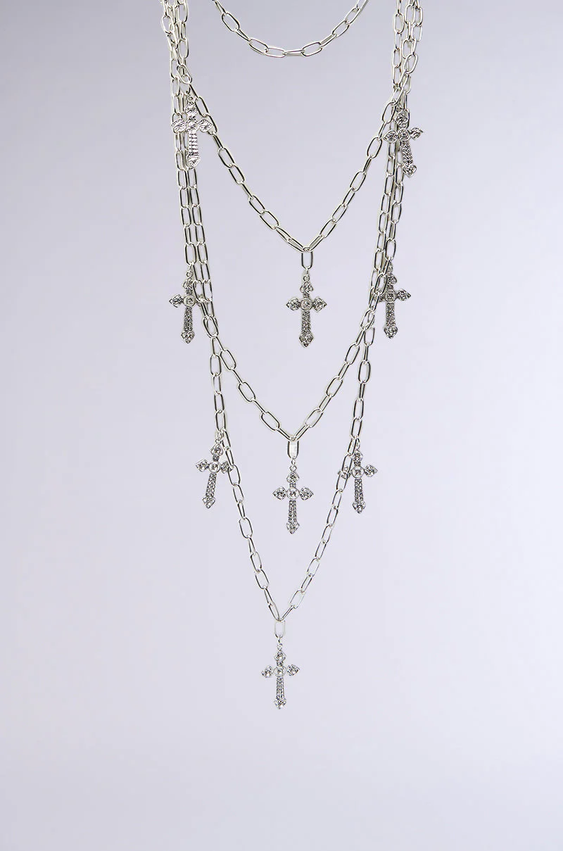 LAYERS TO THIS CROSS NECKLACE - Image 3