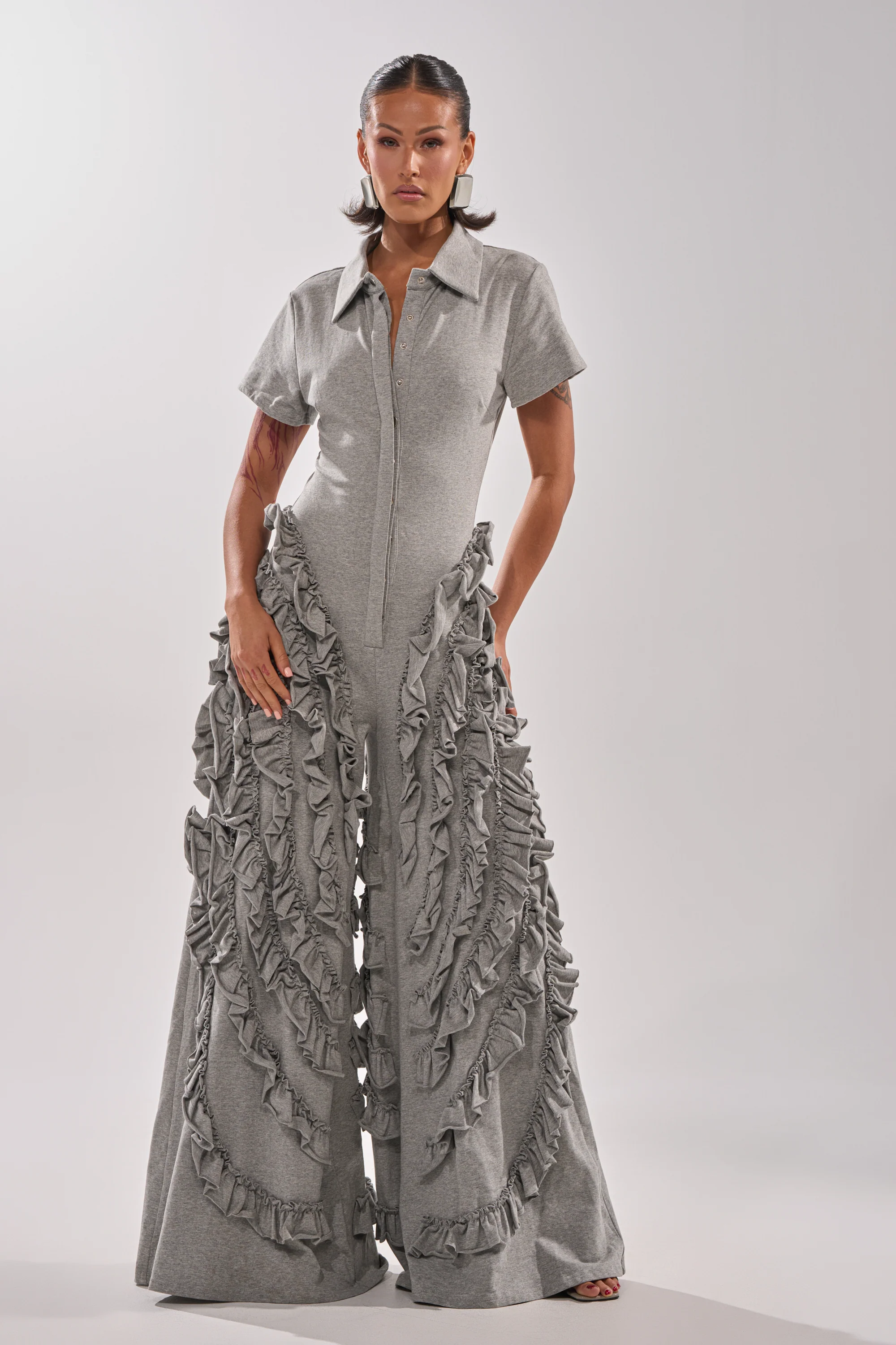 LEAH RUFFLE JUMPSUIT - Image 2