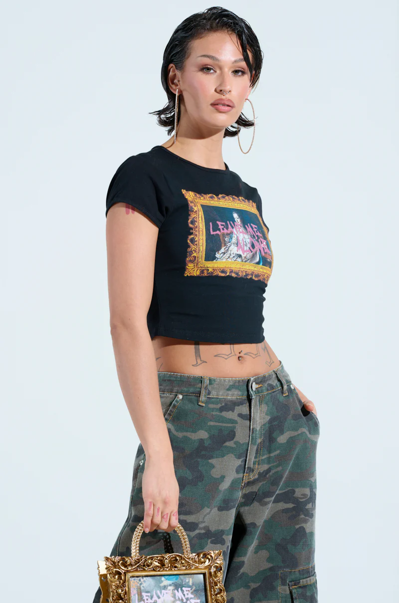 LEAVE ME ALONE BABY TEE - Image 2