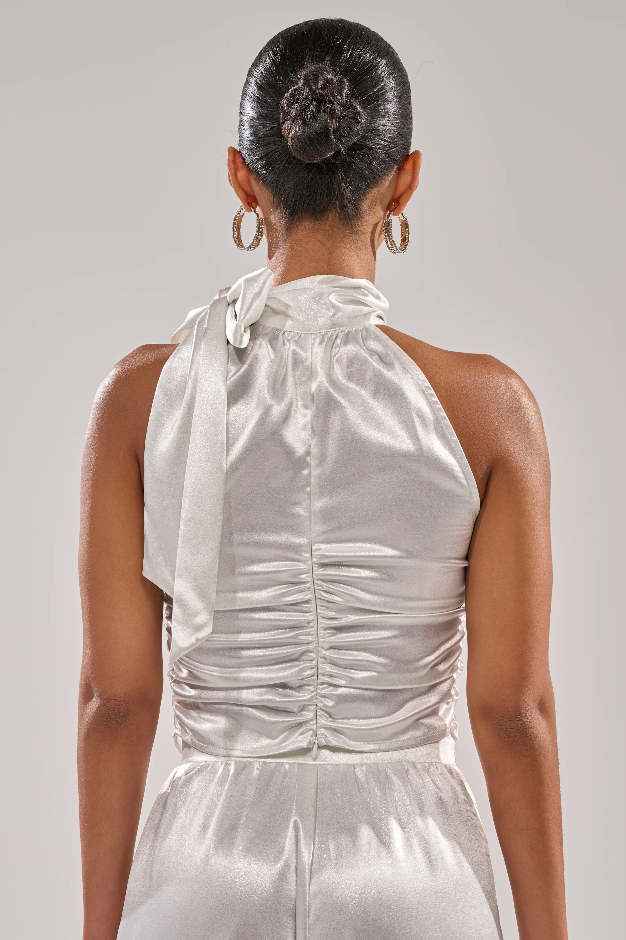 LEAVE ME ALONE SLINKY METALLIC BLOUSE - Image 7