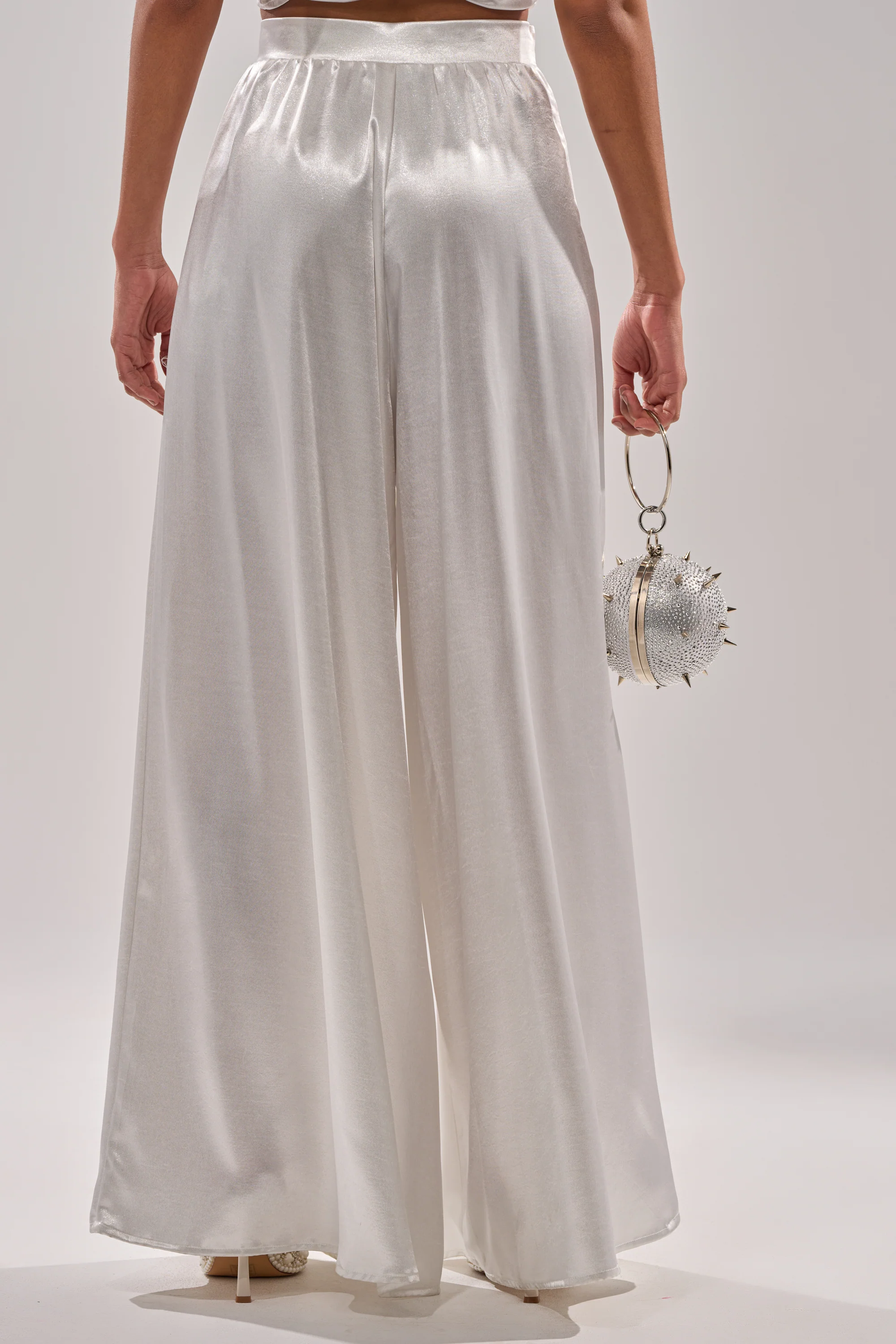 LEAVE ME ALONE SLINKY PALAZZO PANT - Image 5