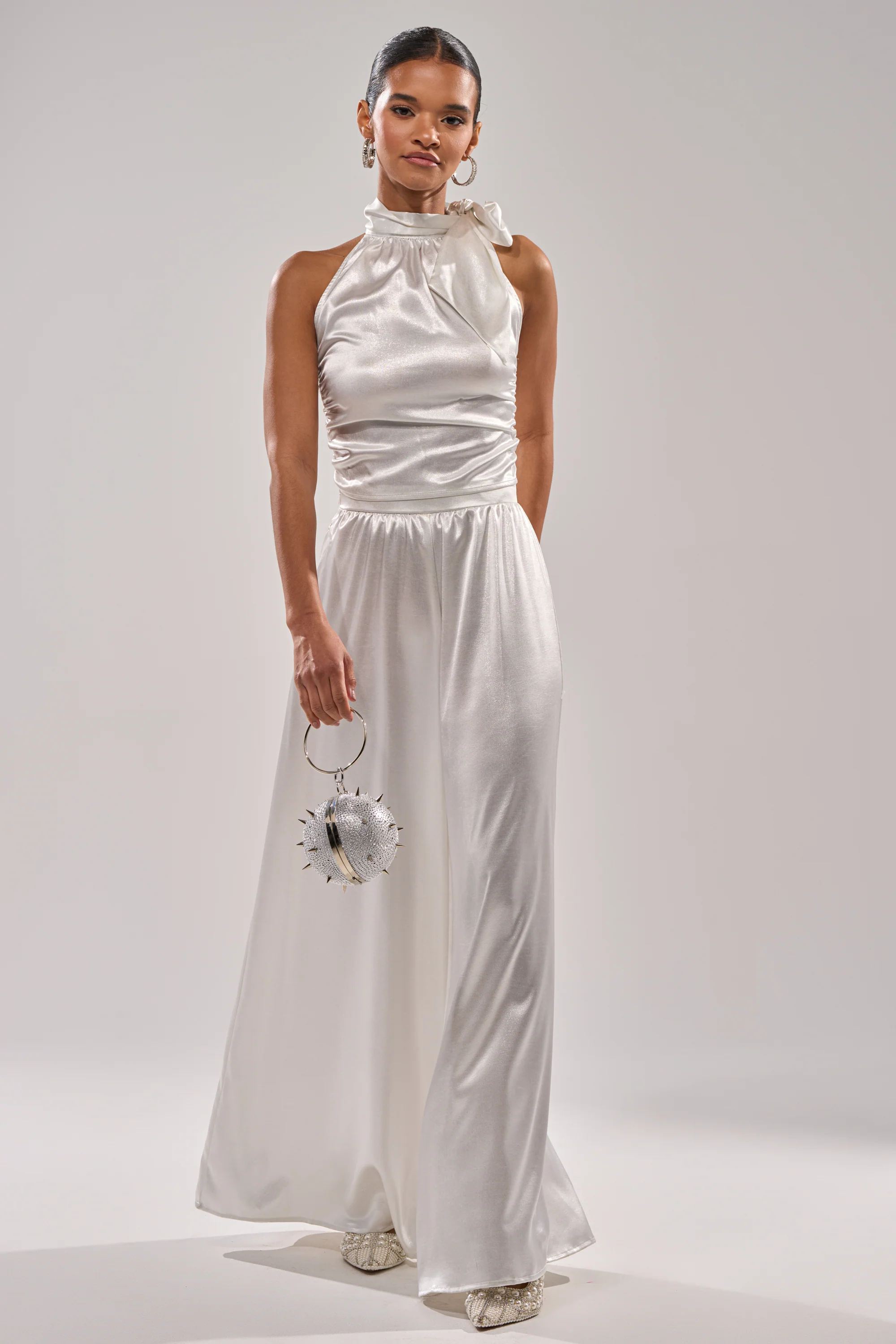 LEAVE ME ALONE SLINKY PALAZZO PANT - Image 7