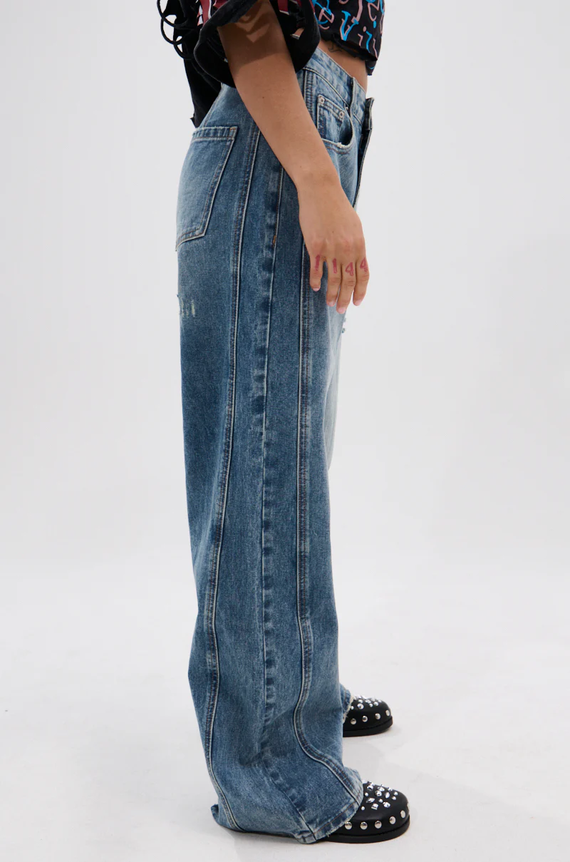 LEILA WIDE LEG JEANS - Image 2